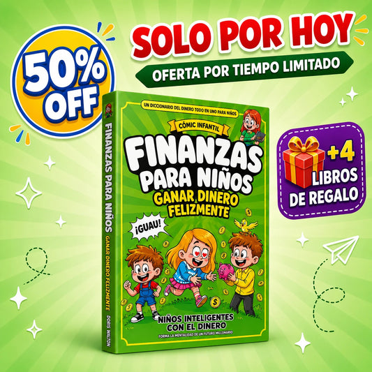 Libro Finanzas para Niños + 4 Regalos